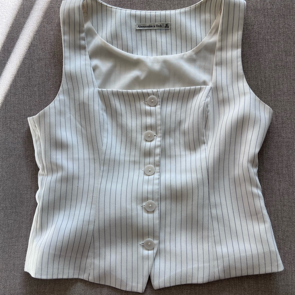 Abercrombie & Fitch Women's Pin Striped Top